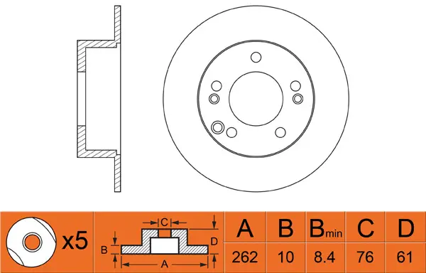 Brake Disc (FR0496)