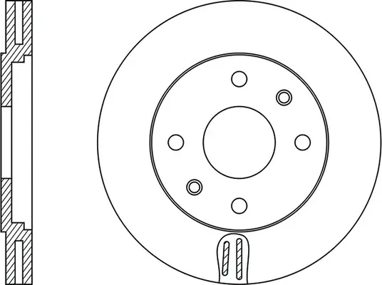 Brake Disc (FR0187V)