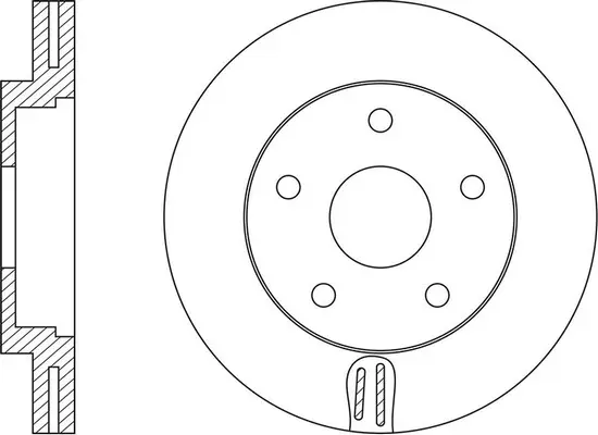 Brake Disc (FR0691V)