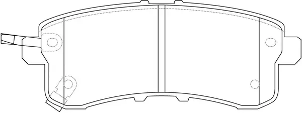 Brake Pad Set, disc brake (FP1510)