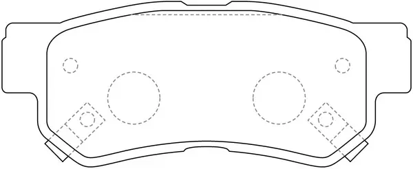 Brake Pad Set, disc brake (FP0813)