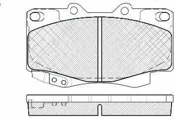 Brake Pad Set, disc brake (FP0799)