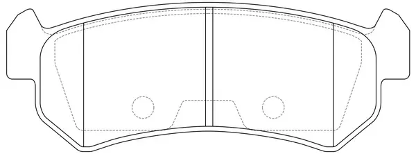 Brake Pad Set, disc brake (FP1036)