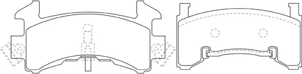 Brake Pad Set, disc brake (FP0154)