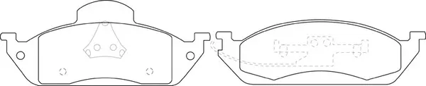 Brake Pad Set, disc brake (FP0760)
