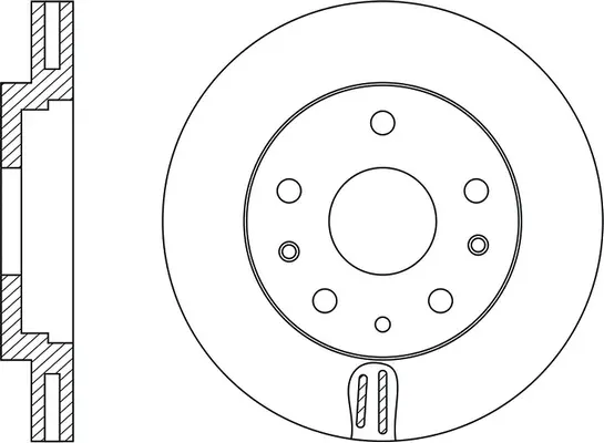 Brake Disc (FR0607V)