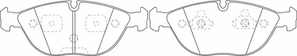 Brake Pad Set, disc brake (FP0682)