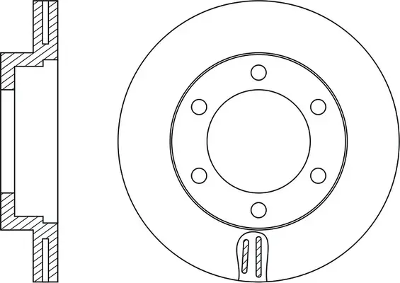 Brake Disc (FR0200V)