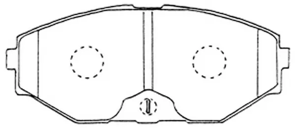 Brake Pad Set, disc brake (FP0587)
