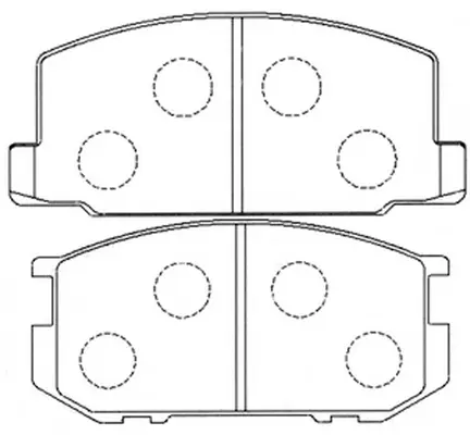 Brake Pad Set, disc brake (FP0282)