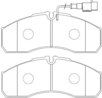 Brake Pad Set, disc brake (FP3345E)