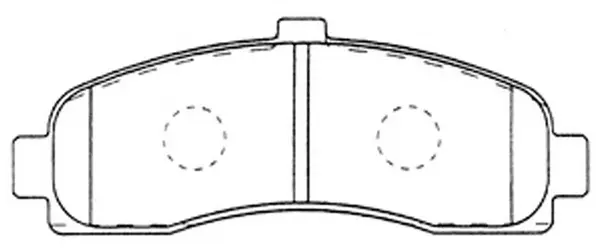 Brake Pad Set, disc brake (FP2106)