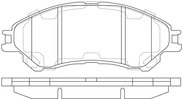 Brake Pad Set, disc brake (FP9213)
