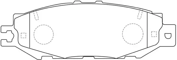 Brake Pad Set, disc brake (FP0613)