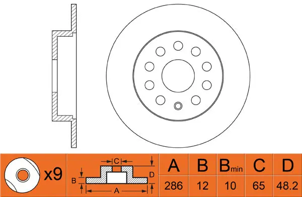 Brake Disc (FR0339)