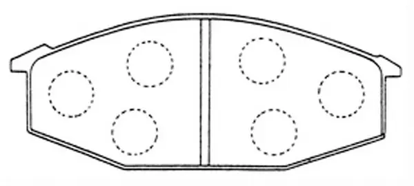 Brake Pad Set, disc brake (FP0166)