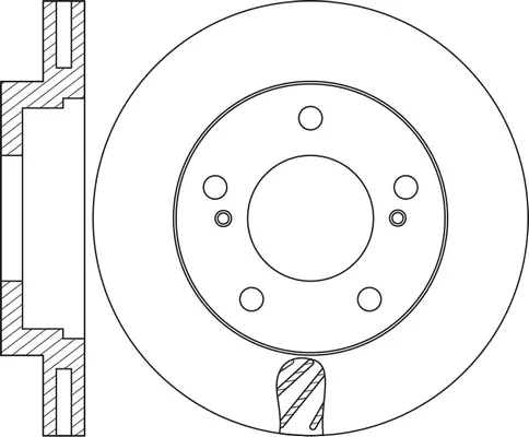 Brake Disc (FR0752V)
