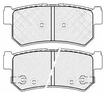 Brake Pad Set, disc brake (FP4024)