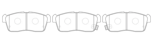 Brake Pad Set, disc brake (FP9208)