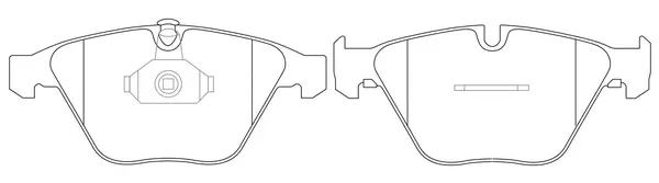 Brake Pad Set, disc brake (FP0918)