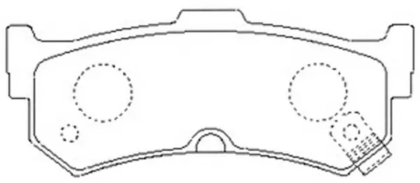 Brake Pad Set, disc brake (FP2110)