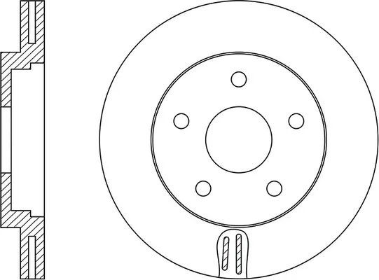 Brake Disc (FR0626V)