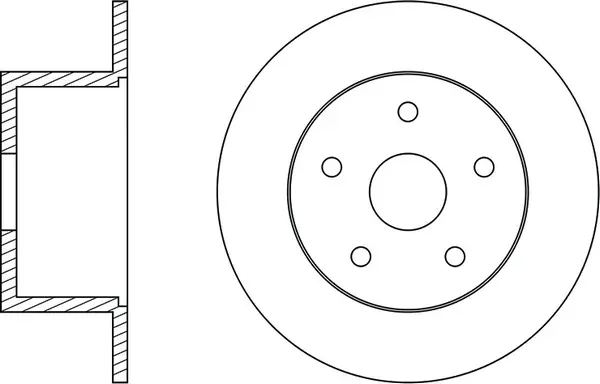 Brake Disc (FR0738)