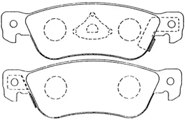 Brake Pad Set, disc brake (FP4144)