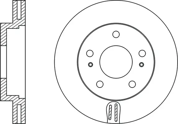 Brake Disc (FR0204V)