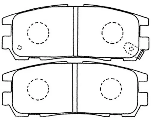 Brake Pad Set, disc brake (FP0580)