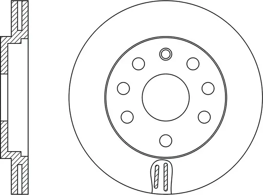 Brake Disc (FR0186V)