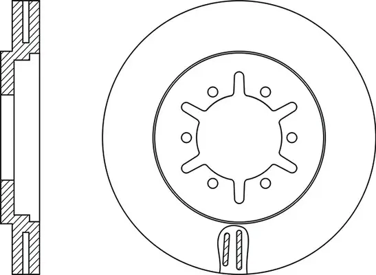 Brake Disc (FR0198V)