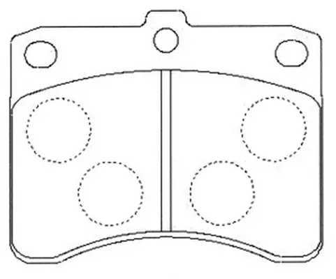 Brake Pad Set, disc brake (FP6160)