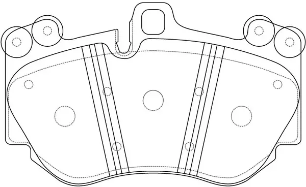 Brake Pad Set, disc brake (FP1130)