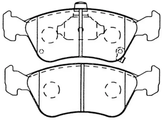 Brake Pad Set, disc brake (FP1822)