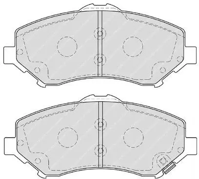 Brake Pad Set, disc brake (FP1273)