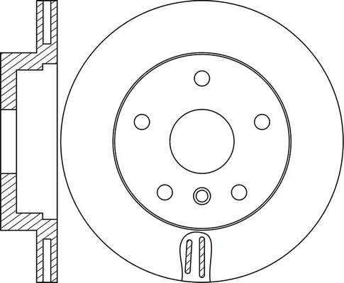 Brake Disc (FR0905V)