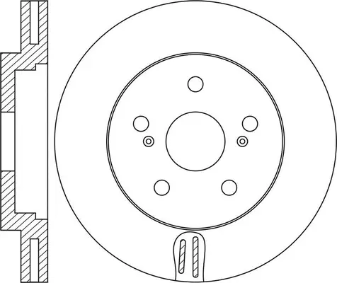 Brake Disc (FR0749V)
