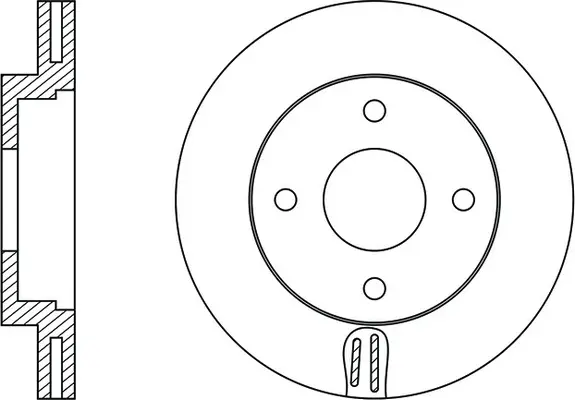 Brake Disc (FR0721V)