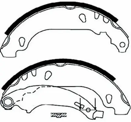 Brake Shoe Set (FT3047)