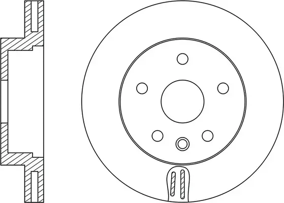 Brake Disc (FR0728V)