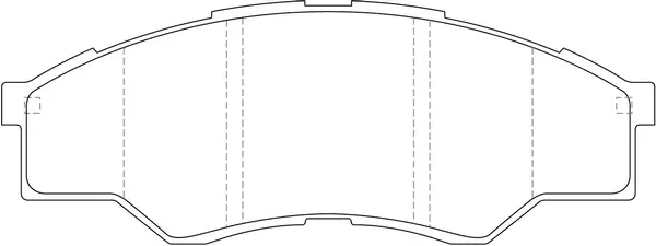 Brake Pad Set, disc brake (FP1073)