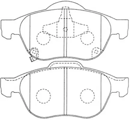 Brake Pad Set, disc brake (FP0236)