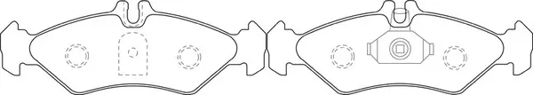Brake Pad Set, disc brake (FP1226E)
