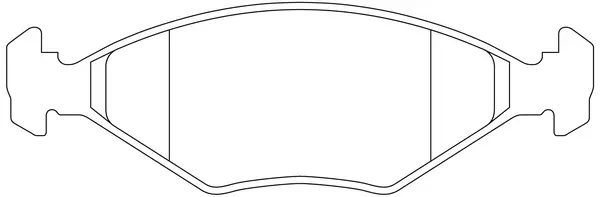 Brake Pad Set, disc brake (FP0350)