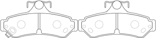 Brake Pad Set, disc brake (FP0032)