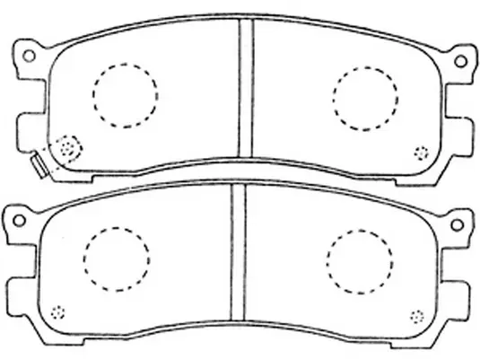 Brake Pad Set, disc brake (FP0553)