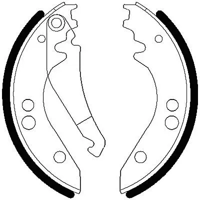 Brake Shoe Set (FT1065)