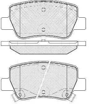 Brake Pad Set, disc brake (FP1081)