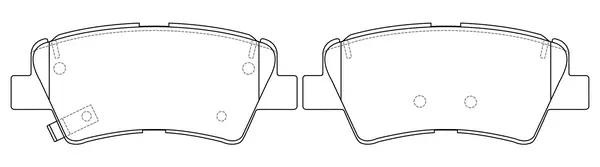 Brake Pad Set, disc brake (FP1848)